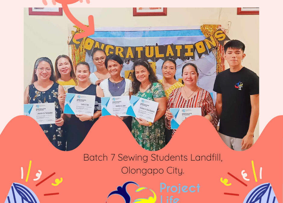 Batch 7 Sewing Students